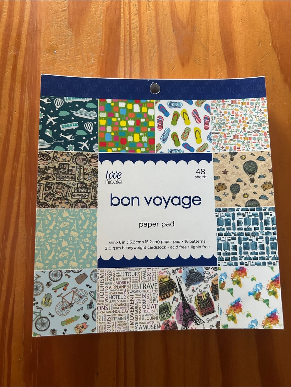 Love Nicole Bon Voyage Paper Pad - Multicolor